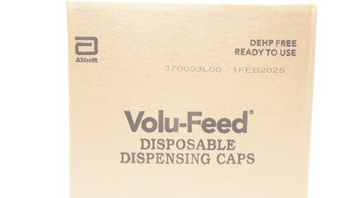 Abbott 370093L00 Volu-Feed Disposable Dispensing Cap - Box of 250